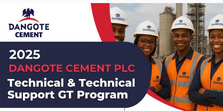 2025 DANGOTE CEMENT PLC Support Service GT Program