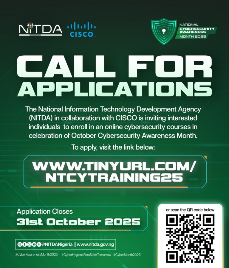 NITDA Cybersecurity Training Program 2025