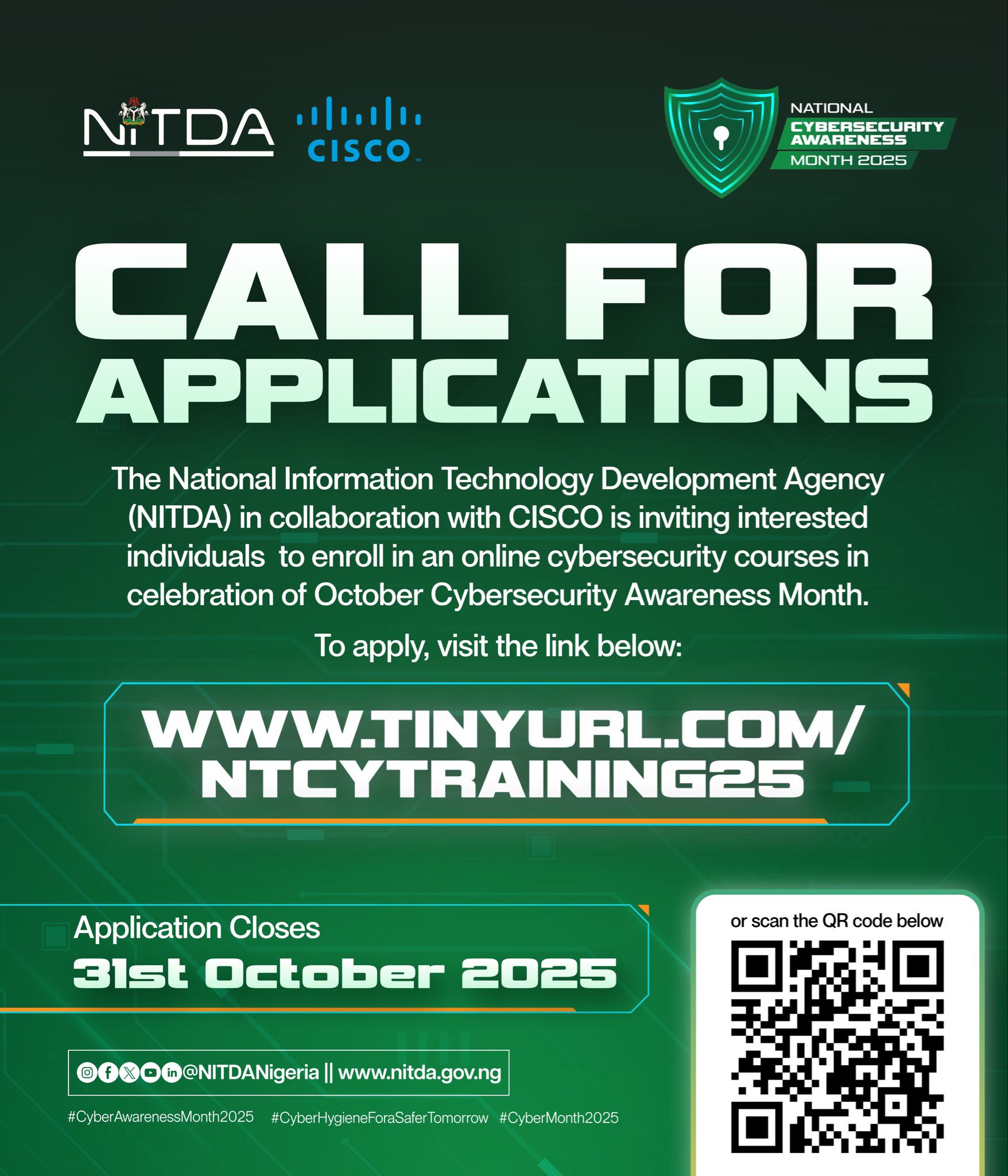 NITDA Cybersecurity Training Program 2025