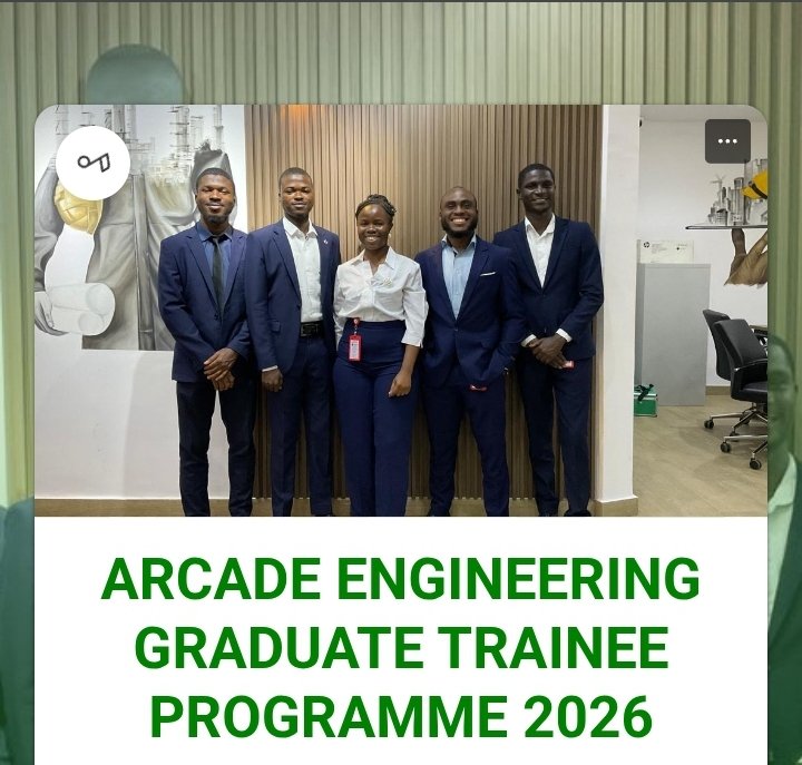 Arcade Engineering Graduate Trainee Programme 2026
