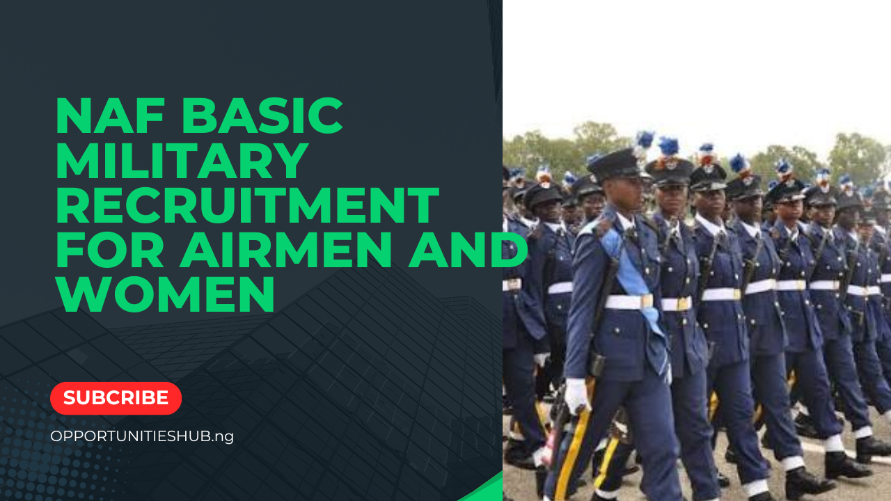 NAF Basic Military Recruitment For Airmen And Air Women
