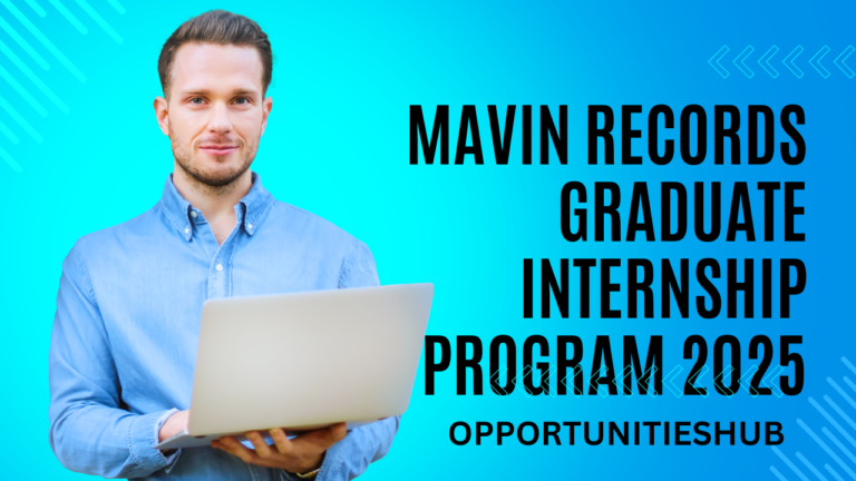 Mavin Records Graduate Internship Program 2025