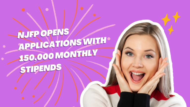 NJFP opens applications with 150,000 monthly stipends