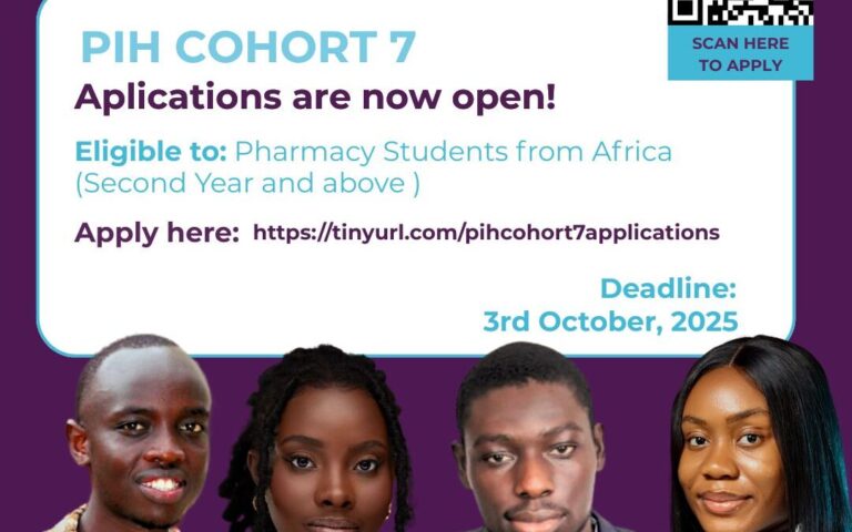 Call for applications: Pharma Incubation Hub Cohort 7 2025