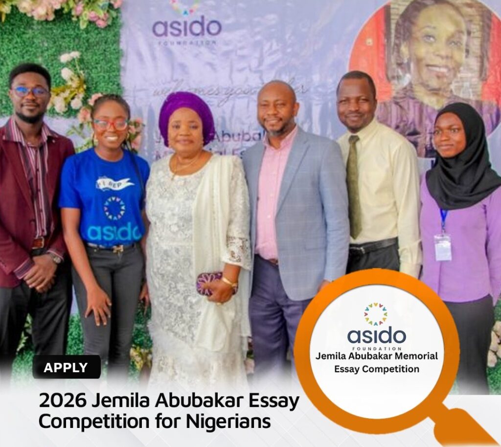 Jemila Abubakar Essay Competition 2026 for Nigerian Undergraduates | ₦450,000 Cash Prizes & Mentorship