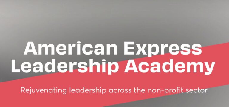 The American Express Leadership Academy 2026 for non-profit leaders