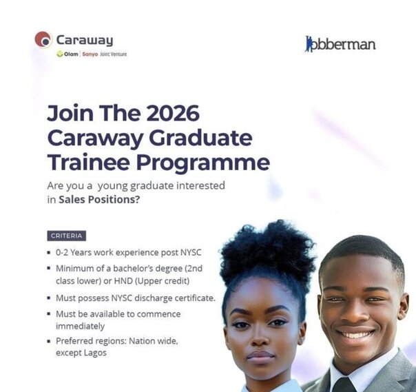 Caraway Graduate Trainee Programme 2026 for young Nigerian Graduates