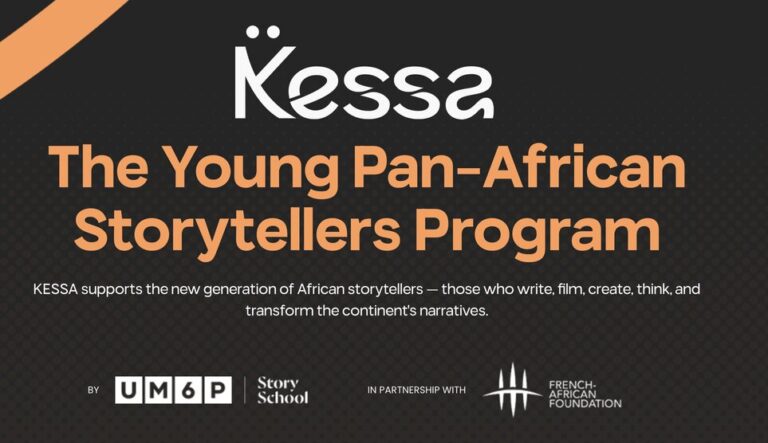 The KESSA Young Panafrican Storytellers Programme 2026 for young African storytellers.