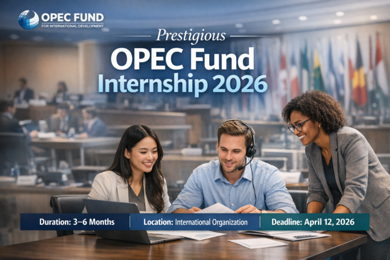 Call for Applications: OPEC Fund for International Development Internship Program 2026