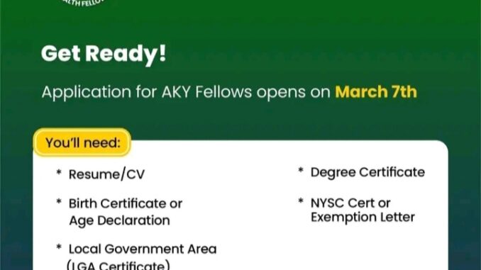 Kano State Contributory Healthcare Management Agency AKY Health Fellows Application