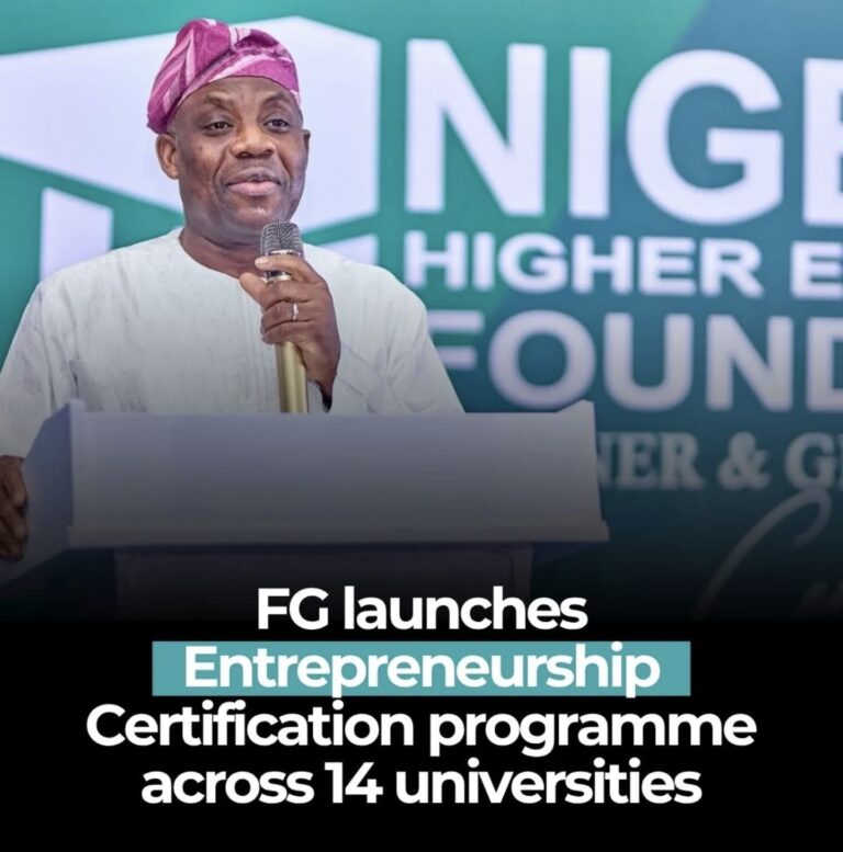 FG Unveils Compulsory Entrepreneurship Programme In 14 Varsities