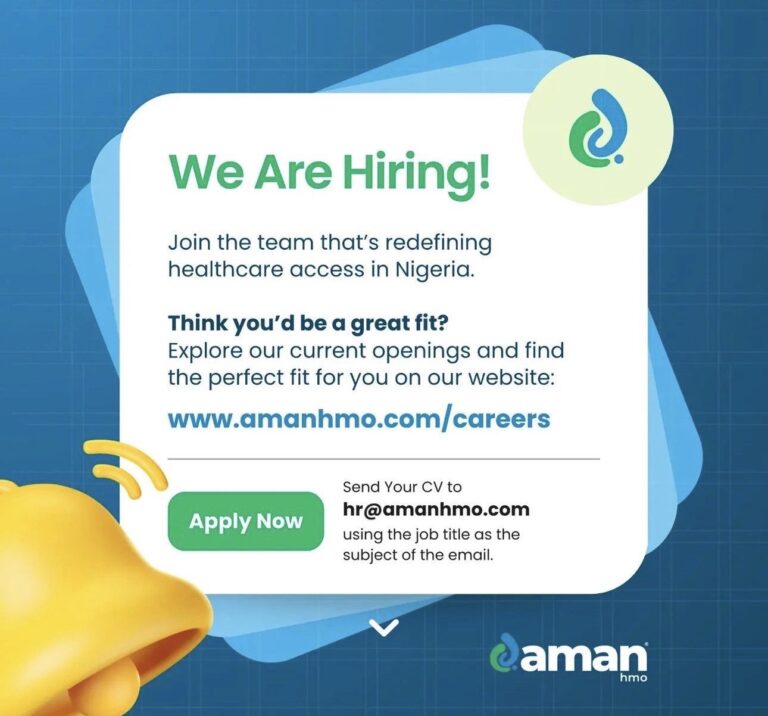 Vacancies at Aman HMO