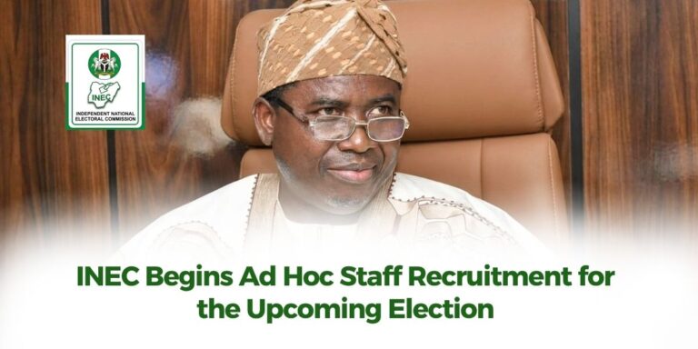 Apply Now: Ad-hoc Staff Recruitment for 2026 Ekiti State Governorship Election