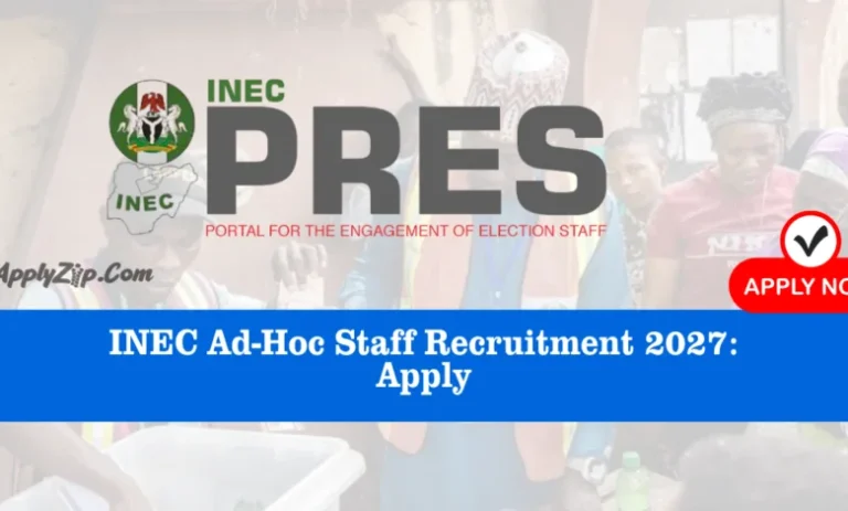 INEC Ad Hoc Staff Recruitment 2027 INEC Ad Hoc Staff Recruitment 2027