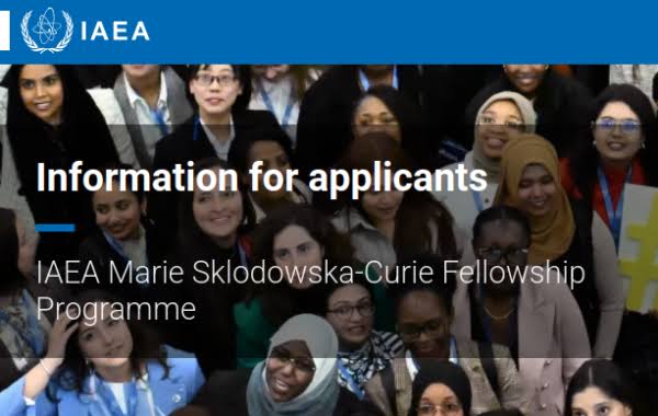 IAEA Marie Sklodowska-Curie Scholarship Programme (MSCFP) 2027 for Master’s Students IAEA Marie Sklodowska-Curie Scholarship Programme (MSCFP) 2027 for Master’s Students