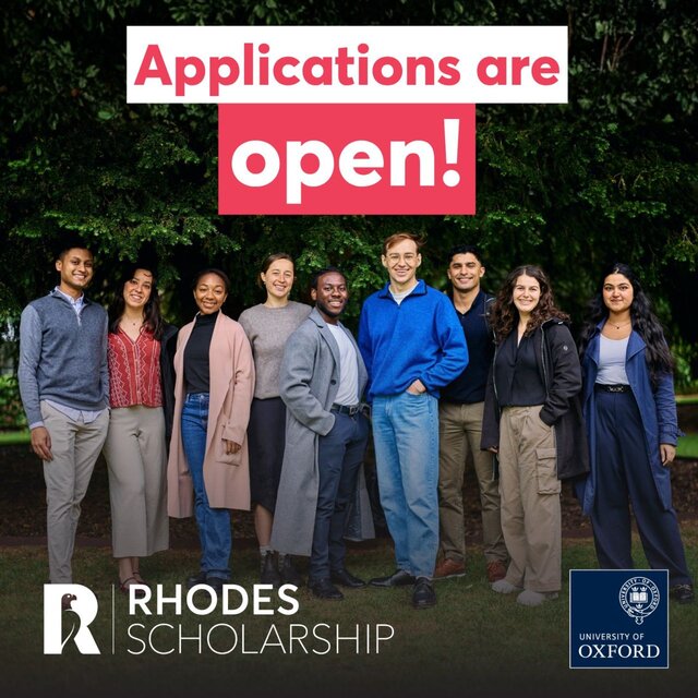 Rhodes Global Scholarship 2027 at Oxford University (Fully Funded) Rhodes Global Scholarship 2027 at Oxford University (Fully Funded)